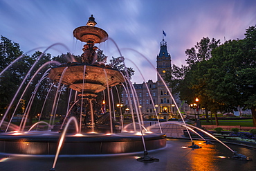 Fontaine de Tourny, Quebec City, Province of Quebec, Canada, North America