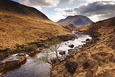 Glen Etive, near Glen Coe (Glencoe), Highland region, Scotland, United Kingdom, Europe