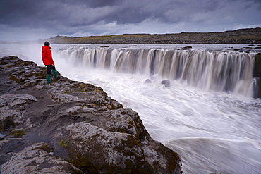 Selfoss waterfalls in Jokulsargljufur National Park, north Iceland (Nordurland), Polar Regions