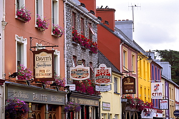 Street of Kenmare, Kenmare, County Kerry, Munster, Republic of Ireland, Europe