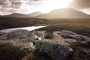 Mealisval Hill, west coast, Isle of Lewis, Outer Hebrides, Scotland, United Kingdom, Europe