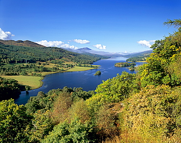 Queen's View, famous viewpoint over Loch Tummel, near Pitlochry, Perth and Kinross, central Scotland, Scotland, United Kingdom, Europe