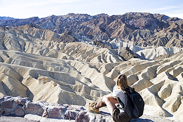 Zabriskie Point, Death Valley National Park, California, United States of America, North America