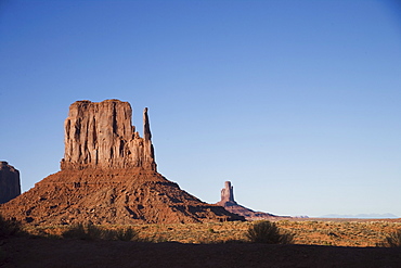 Monument Valley Navajo Tribal Park, Utah Arizona border, United States of America, North America