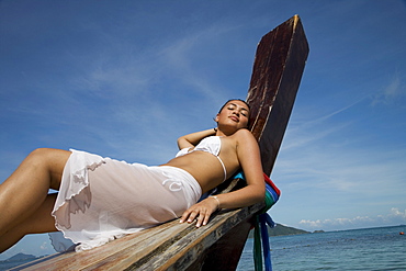 Thai-Caucasian woman, Phuket, Thailand, Southeast Asia, Asia