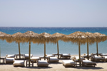 Beach of Kalo Livadi, Mykonos, Cyclades, Greek Islands, Greece, Europe