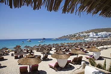 Beach of Platys Gyalis, Mykonos, Cyclades, Greek Islands, Greece, Europe