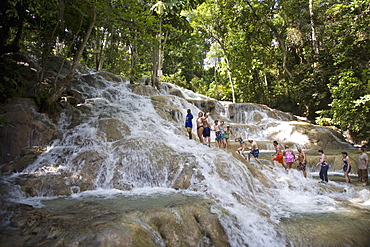 Dunn's River Falls, Ocho Rios, Jamaica, West Indies, Caribbean, Central America