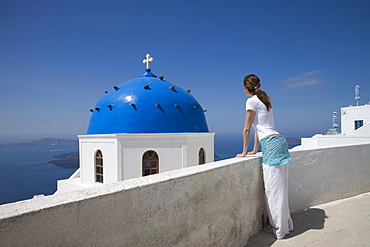 Fira, Santorini, Cyclades, Greek Islands, Greece, Europe