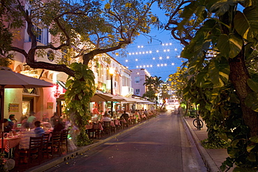 Espanola Way, Miami beach, Florida, United States of America, North America