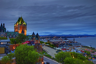 Hotel Chateau Frontenac, Quebec City, Quebec, Canada, North America