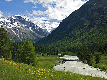 Bernina Massif, Canton Graubunden, Swiss Alps, Switzerland, Europe