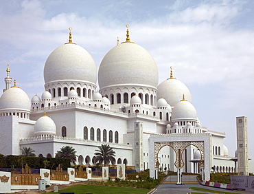 Sheikh Zayed Mosque, Abu Dhabi, United Arab Emirates, Middle East