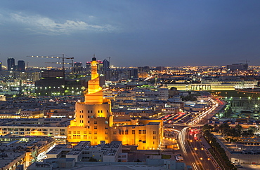 The Islamic Cultural Center Minaret, Doha, Qatar, Middle East