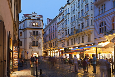 Street scene, Prague, Czech Republic, Europe