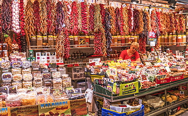 Market La Boqueria, Barcelona, Catalonia, Spain, Europe