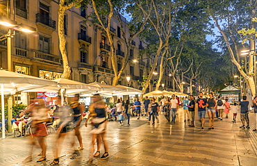 La Rambla, Barcelona, Catalonia, Spain, Europe