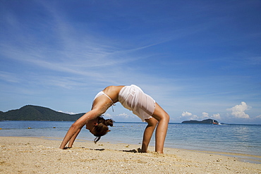 Thai-Caucasian woman, Phuket, Thailand, Southeast Asia, Asia