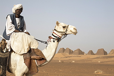 The pyramids of Meroe, Sudan's most popular tourist attraction, Bagrawiyah, Sudan, Africa