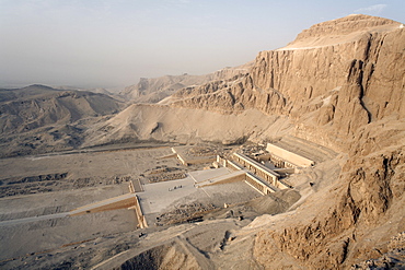 Deir al Bahri, Funerary Temple of Hatshepsut, Valley of the Kings, Thebes, UNESCO World Heritage Site, Egypt, North Africa, Africa