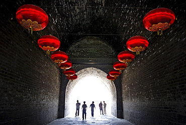 South Gate of the ancient city walls, Xi'an, China, Asia