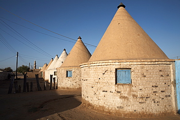 Houses in the town of Karima, Sudan, Africa