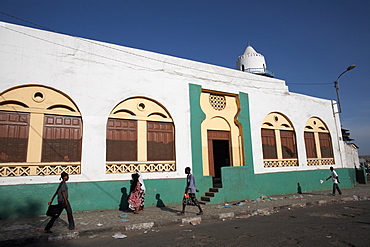 The Hamoudi Mosque in the European Quarter of Djibouti City, Djibouti, Africa