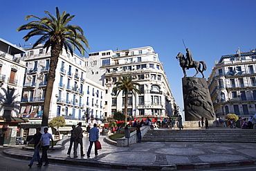 Place Emir Abdelkader, Algiers, Algeria, North Africa, Africa