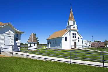 Ridgeway Lutheran Church, Prairie Outpost Park, Dickinson, North Dakota, United States of America, North America