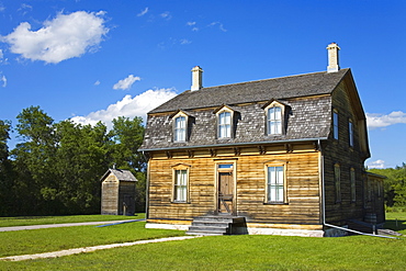 Rohemier House, Saint Norbert Provincial Heritage Park, Winnipeg, Manitoba, Canada, North America