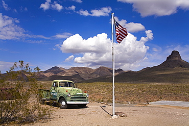 Old truck, Historic Cool Springs Gas Station, Route 66, Arizona, United States of America, North America