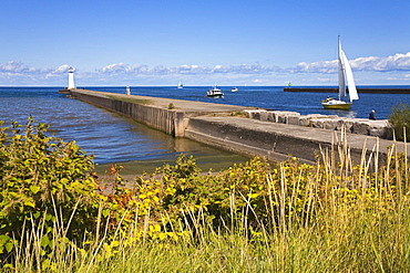 Outer Sodus Lighthouse, Greater Rochester Area, New York State, United States of America, North America