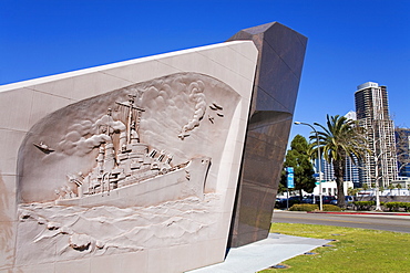 USS San Diego Memorial, Tuna Harbor, San Diego, California, United States of America, North America