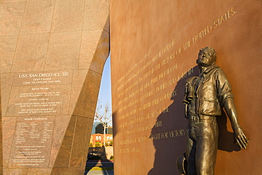 USS San Diego Memorial, Tuna Harbor, San Diego, California, United States of America, North America