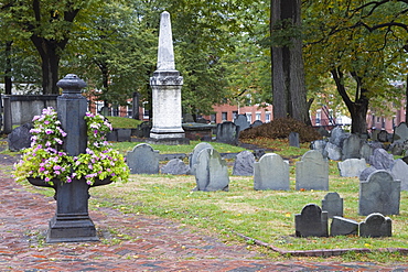 Copp's Hill Burying Ground, Freedom Trail, North End District, Boston, Massachusetts, New England, United States of America, North America