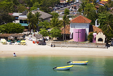 Santa Cruz Beach, Bahias de Huatulco, Oaxaca State, Pacific Coast, Mexico, North America