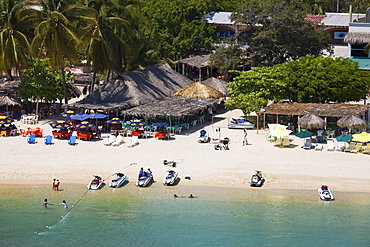 Santa Cruz Beach, Bahias de Huatulco, Oaxaca State, Pacific Coast, Mexico, North America