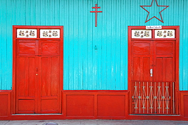 Building, Puerto Corinto, Department of Chinandega, Nicaragua, Central America