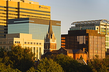 City skyline, Columbia, South Carolina, United States of America, North America