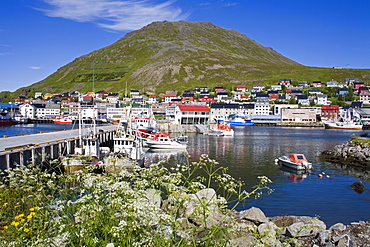 Honningsvag Port, Mageroya Island, Finnmark Region, Arctic Ocean, Norway, Scandinavia, Europe