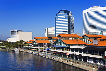 Riverfront and The Jacksonville Landing, Jacksonville, Florida, United States of America, North America