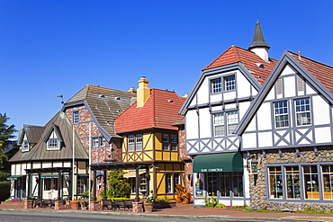 Danish architecture on Alisal Road, Solvang, Santa Barbara County, Central California, United States of America, North America