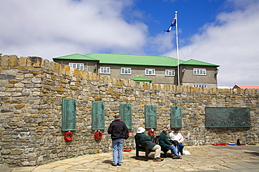 1982 War Memorial in Port Stanley, Falkland Islands (Islas Malvinas), South America