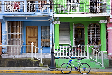 Calle Street in San Juan Del Sur, Department of Rivas, Nicaragua, Central America