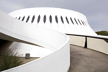 The Volcan Cultural Centre designed by Oscar Niemeyer, Le Havre, Normandy, France, Europe