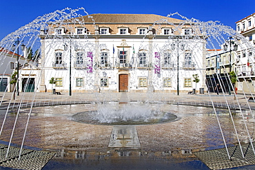 City Hall in 1st May Square, Portimao, Algarve, Portugal, Europe