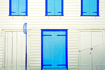 Wooden house, St. Johns City, Antigua Island, Antigua and Barbuda, Lesser Antilles, West Indies, Caribbean, Central America