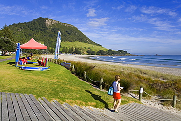 Main Beach in Mount Maunganui, Tauranga City, North Island, New Zealand, Pacific