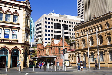 Corner of Hay and George Streets in Chinatown, Central Business District, Sydney, New South Wales, Australia, Pacific