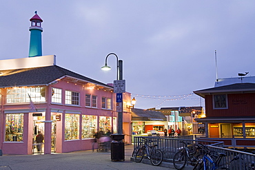 Fisherman's Wharf in Monterey, California, United States of America, North America